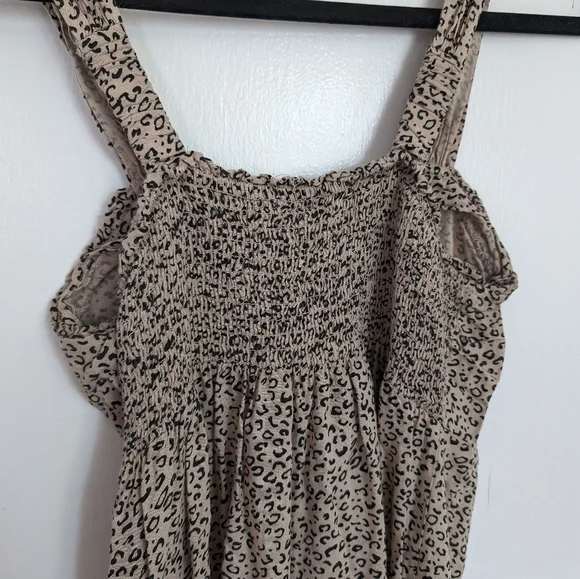 Japna Cheetah Print Buttondown dress. Form fitting. Size M. Great condition. - Picture 5 of 7
